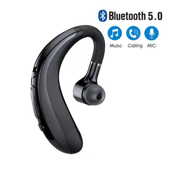 Bluetooth Auriculares auriculares manos libres Gancho de auricular Inalámbrico de la Unidad de Llamar a los Deportes de Auriculares Con Micrófono Para Todos los Teléfonos Inteligentes