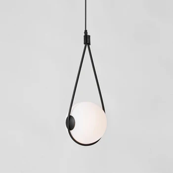 Nórdicos bola de cristal lámpara colgante de luz de la mesilla de gota de la lámpara de mesa de comedor hanglamp Italia diseñador de la luz de la suspensión de la luminaria