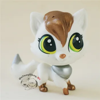 CWM050 de Mascotas Tienda de Animales en Blanco gato dorado de la muñeca de la Figura de acción gatito