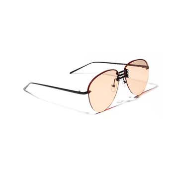 2018 Nuevo Degradado de color Naranja Gafas de sol Para las Mujeres de los Hombres de Montura de las Gafas de montura de Metal de la Moda de Gafas de Sol de Mujer de Verano Tonos UV400