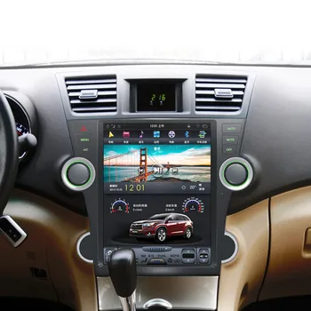 4G+128 GB Lte Vertical de la pantalla de android 9.0 multimedia de vídeo reproductor de radio para Toyota Highlander 2009-2013 de navegación estéreo libre dsp