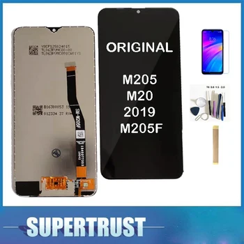 Para Samsung Galaxy M205 M20 2019 M205F Pantalla LCD Con Sensor Táctil de Cristal Digitalizador Asamblea Negro Con Kit de