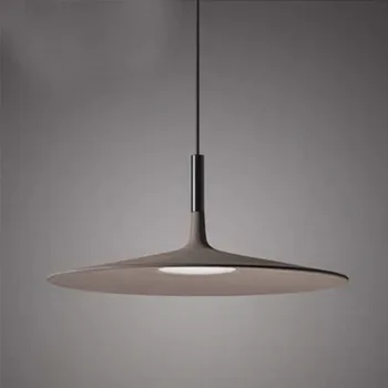 El Arte moderno del Diseño LED de la lámpara Colgante OVNI Placa Redonda de la Suspensión de la Lámpara Para el Comedor Sala de estar Dormitorio Estudio de la Tabla de la Lámpara Colgante
