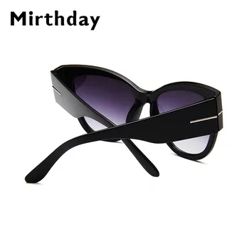 La moda de gran tamaño de Ojo de Gato Gafas de sol Vintage Retro de las Mujeres Ancho de la Pierna de la Marca del Diseñador de Gafas de Sol Mujer Sombras Negras UV400