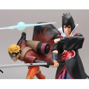 17-19cm 3pcs/set Anime Naruto figuras de Acción, Juguetes 1set=Uzumaki Naruto + Dolor + Uchiha Sasuke PVC Figura de Acción de Juguetes de modelos