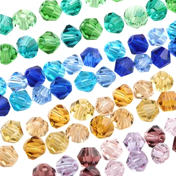 (720pieces/lote) Chino de Calidad Superior de 3mm 4mm 5mm multicolor Bicone Perlas de Accesorios de la Ropa con perlas
