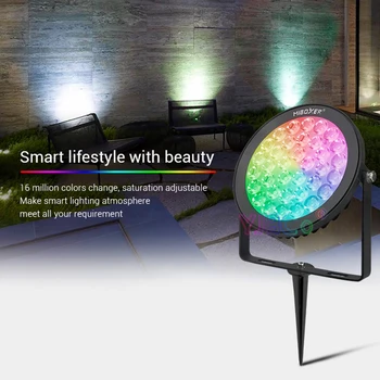 Miboxer 15W RGB+CCT Smart LED de Luz de Jardín FUTC03 AC100~240V IP65 Impermeable led al aire libre de la lámpara de Iluminación de Jardín