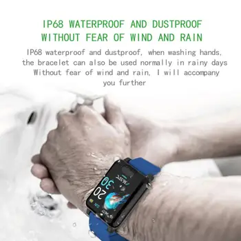 E04S Inteligente Reloj de la prenda Impermeable IP68 Smartwatch ECG + PPG Mult Modos de Deporte de Fitness Tracker Wan Reloj de Mujer Para Android iOS