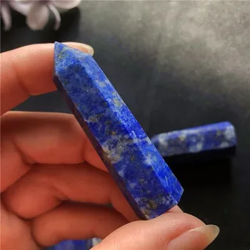 La Piedra Natural Cristal Mineral Lapislázuli De La Familia De La Decoración De La Brujería Culto De La Meditación De La Rueda De Pulso Cristal Curativo De La Columna