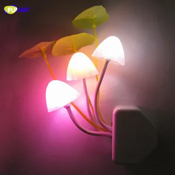 FUMAT Luz de Noche LED Luces de Sensor de Movimiento de los Niños Regalo de Setas Luminaria Lámparas Bebé Lamparita Inalámbrico de 5 Paquetes de NOSOTROS Lámpara de Pared