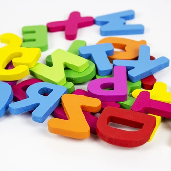 Tarjetas de letras del alfabeto Cognitivo Coincidencia de Rompecabezas de Madera Montessori en la Educación Temprana de Bebé de Aprendizaje de los Animales de las plantas de Juguetes Para los Niños