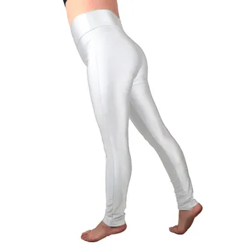 DICHSKI Caliente de la Venta de Fitness Femenino de Longitud Completa de Yoga Polainas de Dulces de Colores Sólidos Fluorescente Ejecución Cómodos Pantalones de Cintura Alta