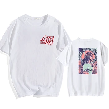 Nuevo de Lana Del Rey Harajuku Camiseta de las Mujeres de Impresión de gracia Fans de T-shirt 2020 Caliente camiseta de Estilo coreano Tops Camisetas Mujer