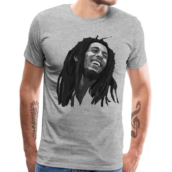 La leyenda de Bob Marley T-shirt Para los Hombres Manga Corta Tops y Camisetas de Música Reggae Hip Hop de la Nueva Moda de Algodón de la Camiseta Hombre Camisetas Divertidas