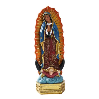 Europea Mexicano De La Virgen María, Cristiano Estatua Religiosa De Pantalla De Escritorio Decoración Del Hogar Adornos Regalo De Boda
