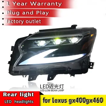 Coche nuevo estilo Para Lexus gx400gx460 Faros especial de la asamblea 14-20 modificado led de luz de día LED de la lente de la lámpara