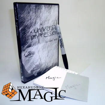 Universal de Impresión por Robert Smith con DVD y Trucos /close-up de mentalismo, magia truco de productos al por mayor / / envío gratis