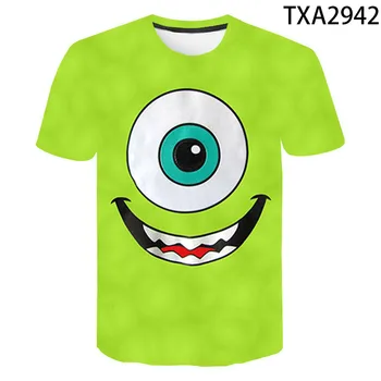 De dibujos animados de Anime Monsters Inc 3D Camiseta de Hombres, Mujeres y Niños s Gráfica funny t-shirt de la novedad de la tendencia de la moda Tops