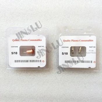 Antorcha de Corte por Plasma Consumibles PT40 PT60 Electrodo & Puntas de las Boquillas ( 0,9 mm / 1.1 mm) 20PCS