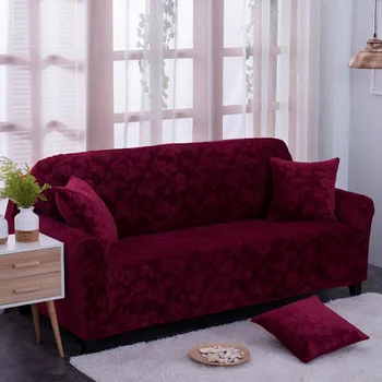 Universal sofá de la sala de suministros de todo incluido y la funda del sofá 3D color sólido a prueba de polvo Funda ajustada cubierta completa CZ54