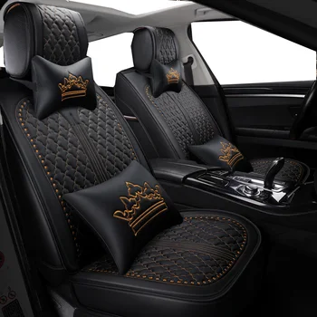 De lujo Automático de automóviles de cuero de Vaca de asiento de coche cubierta De LEXUS GS300 RX450h IS250 LS LX ES de los accesorios del coche de estilo-en Automo