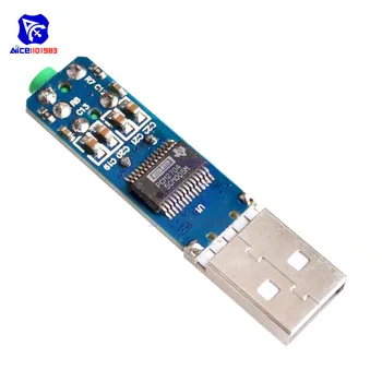 Diymore USB de 5V de Alimentación PCM2704 Tarjeta de Sonido USB DAC Decodificador de la Junta para Ordenador PC