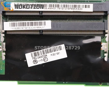 NOKOTION PARA Lenovo ThinkPad E420 de la placa base del ordenador Portátil HM65 DDR3 FRU 04W0712 04W0728 04W0394 04W0713 04W1396