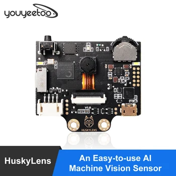 Youyeetoo HUSKYLENS - Fácil-a-uso de la IA de la Máquina de Visión del Sensor de Arduino, Raspberry Pi LattePanda Micro:bit de Reconocimiento de Color