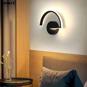 Nuevas y Modernas Lámparas de Pared Para la Sala de estar de la Mesilla de Estudio Dormitorio Corredor de Plancha de Aluminio de las Luces LED de la Decoración de la Iluminación de la Casa Luminarie