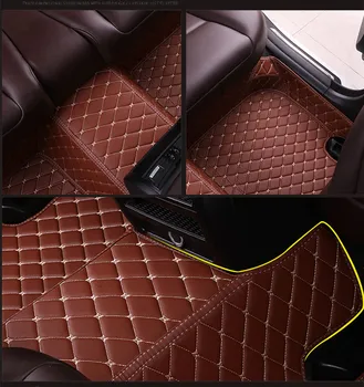 HeXinYan de encargo del LOGOTIPO del Coche alfombras de Piso para Dodge caliber viaje Viaje aittitude caravana de automóviles estilo de los accesorios del coche
