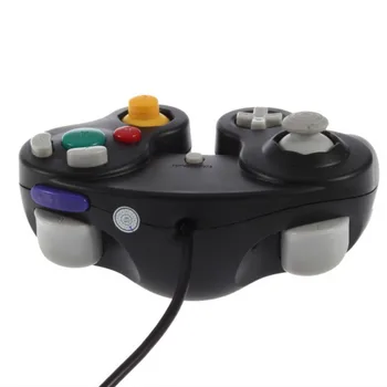 Negro con Cable Controlador para Nintendo Gamecube, Consola de Mano Para NGC Mando de Control
