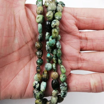 YHBZRET Africano Natural de Piedra Irregular Grava espaciador Suelta perlas para la Joyería de las pulseras DIY de la mano de obra de 4~8 mm 15