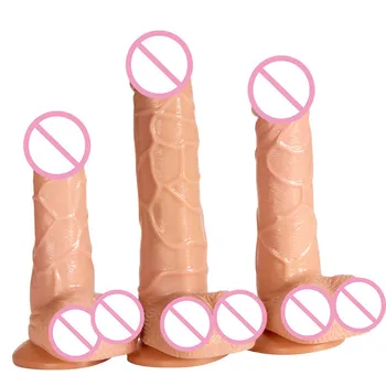 Realista Consolador Vibrador Swing Vibración Pene Real Masturbación Taza de la Succión Consoladores Productos para Adultos Adulta de los Juguetes Sexuales para Mujeres