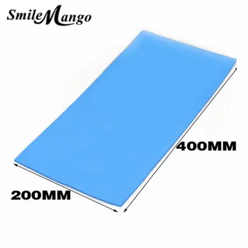 SmileMango 200mm*400mm*0.5 mm Azul Almohadilla Térmica GPU CPU Disipador de calor de Refrigeración de Silicona Conductora