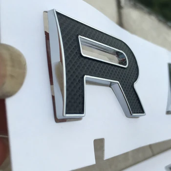 DIY Letras Emblema de la Insignia de la TIERRA RANGE ROVER SV Autobiografía SPORT Car Styling volver a colocar el Centro de la Campana de Tronco Logotipo de la etiqueta Engomada