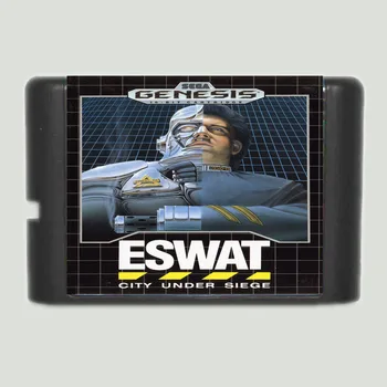 Eswat 16 bits MD Tarjeta de Juego Para la Sega Mega Drive Para Genesis