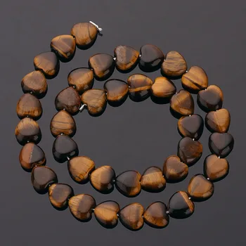 11mm de los Ojos del Tigre Piedras Naturales Abalorios Amor de la Forma de la Gota Creado Cuentas de Piedra del Collar de la Pulsera de la Joyería de los Hallazgos