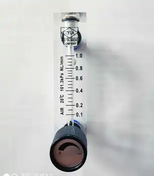 LZM-4T tipo de panel de acrílico del caudalímetro(medidor de caudal) con ajuste de la válvula de bajo de líquido de ¢6 enchufe de conexión rápida