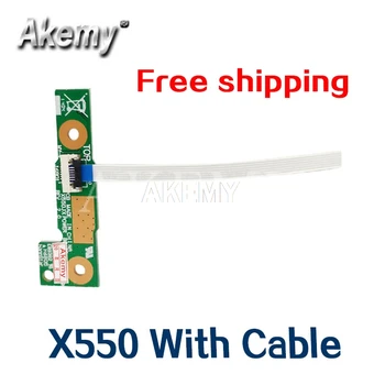Original Para Asus X550 X550V X550C X550CC X550CA X550VC X550VB de la PLACA del INTERRUPTOR de Alimentación Botón de la Junta Con Cable