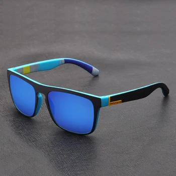 El Diseño de la marca Clásica Polarizado Gafas de sol de los Hombres de la Plaza de Recubrimiento de Gafas de Sol de Moda UV400 de Conducción Gafas de Macho Pesca Oculos
