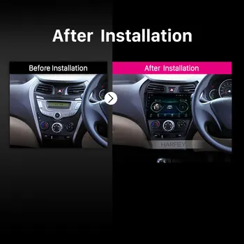 Harfey de 9 pulgadas Android 9.1 Radio de coche para el 2012 Hyundai EON con HD de pantalla Táctil de Navegación GPS de apoyo Carplay DAB+ OBD2 TPMS 2din