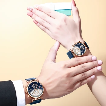 La RECOMPENSA de Cuarzo Reloj de los Hombres Relojes de Lujo para Hombre 2020 Marca de Lujo de Malla Correa Unisex Wristwtach Pareja Reloj de Regalo montre homme luxe