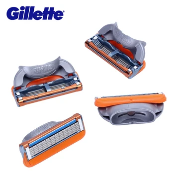 Gillette Fusion Proshield Hoja de Afeitar Para los Hombres Afeitadora de Hojas Con el Enfriamiento de la Barba Navajas de Afeitar Blades 6Pcs de la Máquina de Afeitar