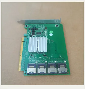 Sacó YPNRC 8MW60 Mini SAS SFF-8087 4 Puertos PCIe SSD SAS Puente Expansor de la Tarjeta para R620 R720 R820