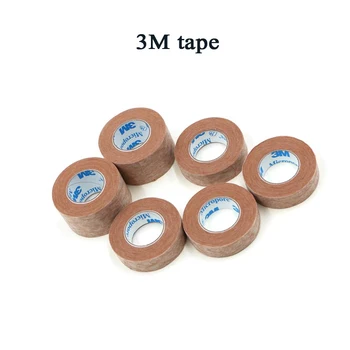 3M médicos carne de la piel de la cinta de papel microporoso transpirable doble hipoalergénica párpado consumibles de plástico transpirable ancho de la cinta