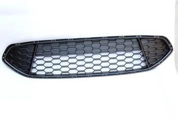 Para Ford Mondeo 2013 2016 Coche ABS Material de la Rejilla de Modificar Mustang Rejillas en Negro Brillante Laca Hornear Frontal de Malla Parrillas