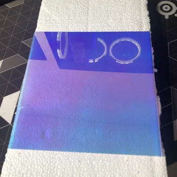Nuevo Láser a color de Metacrilato PMMA Hoja de plástico acrílico tablero de vidrio orgánico polimetacrilato de metilo 2/3/5 mm de espesor 200*200mm