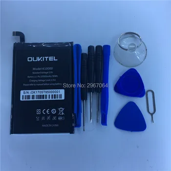 Batería del teléfono móvil para OUKITEL K10000 batería de 5.5 pulgadas MTK6735P Largo tiempo de espera para OUKITEL K10000 de la batería