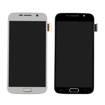Probado Para Samsung Galaxy S6 G920 G920F G920i Pantalla Lcd de Pantalla Táctil Digitalizador Asamblea con marco para SM-G920F G920i LCD