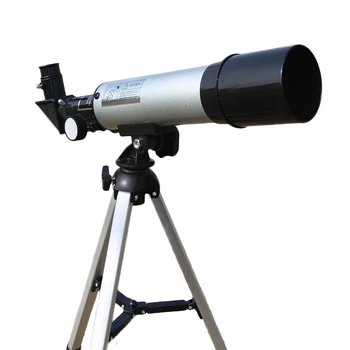 De Calidad superior de Zoom HD al aire libre Monocular Espacio Astronómico del Telescopio Con Trípode Portátil, telescopio 360/50mm telescópica